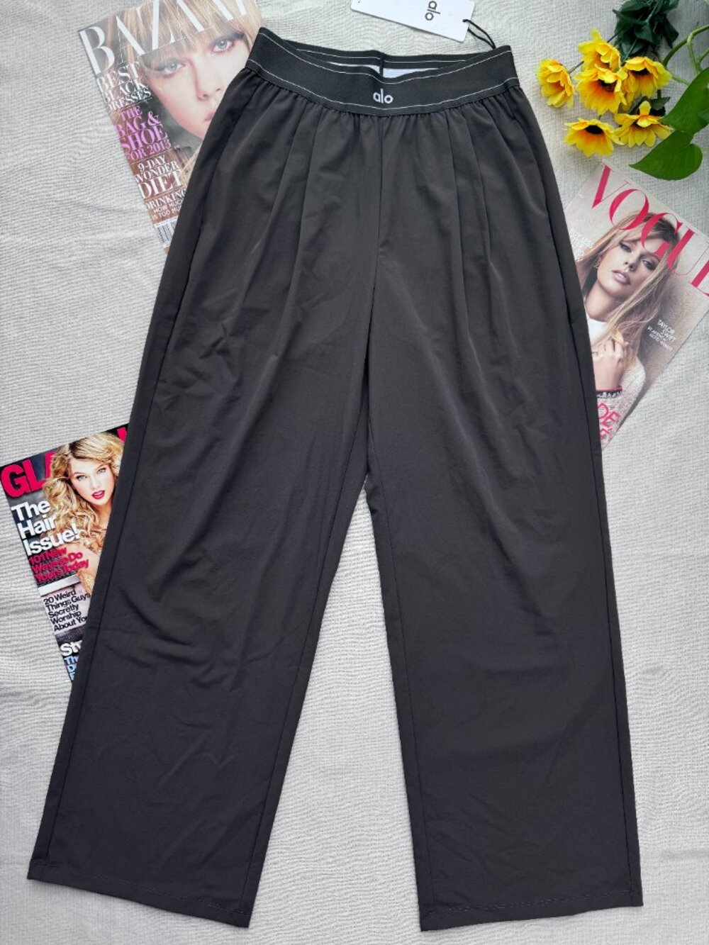 Alo Yoga Anthracite Suit Up Trouser | NWT ✨ Regular 30" - Picture 2 of 8